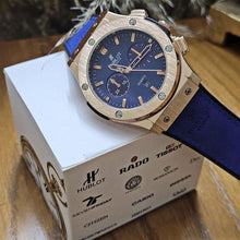 REF 541.OX.7180.RX Classic Fusion 42 Chronograph King Gold / Blue / Rubber