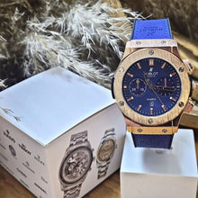 REF 541.OX.7180.RX Classic Fusion 42 Chronograph King Gold / Blue / Rubber