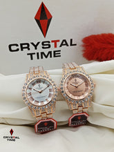 Crystal Time Luxury Diamond Dial Watch – For Women Premium Crystal Studded
