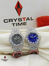 Crystal Time Luxury Diamond Dial Watch – For Women Premium Crystal Studded