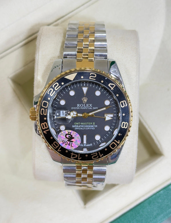 Luxury Two-Tone GMT Master Watch